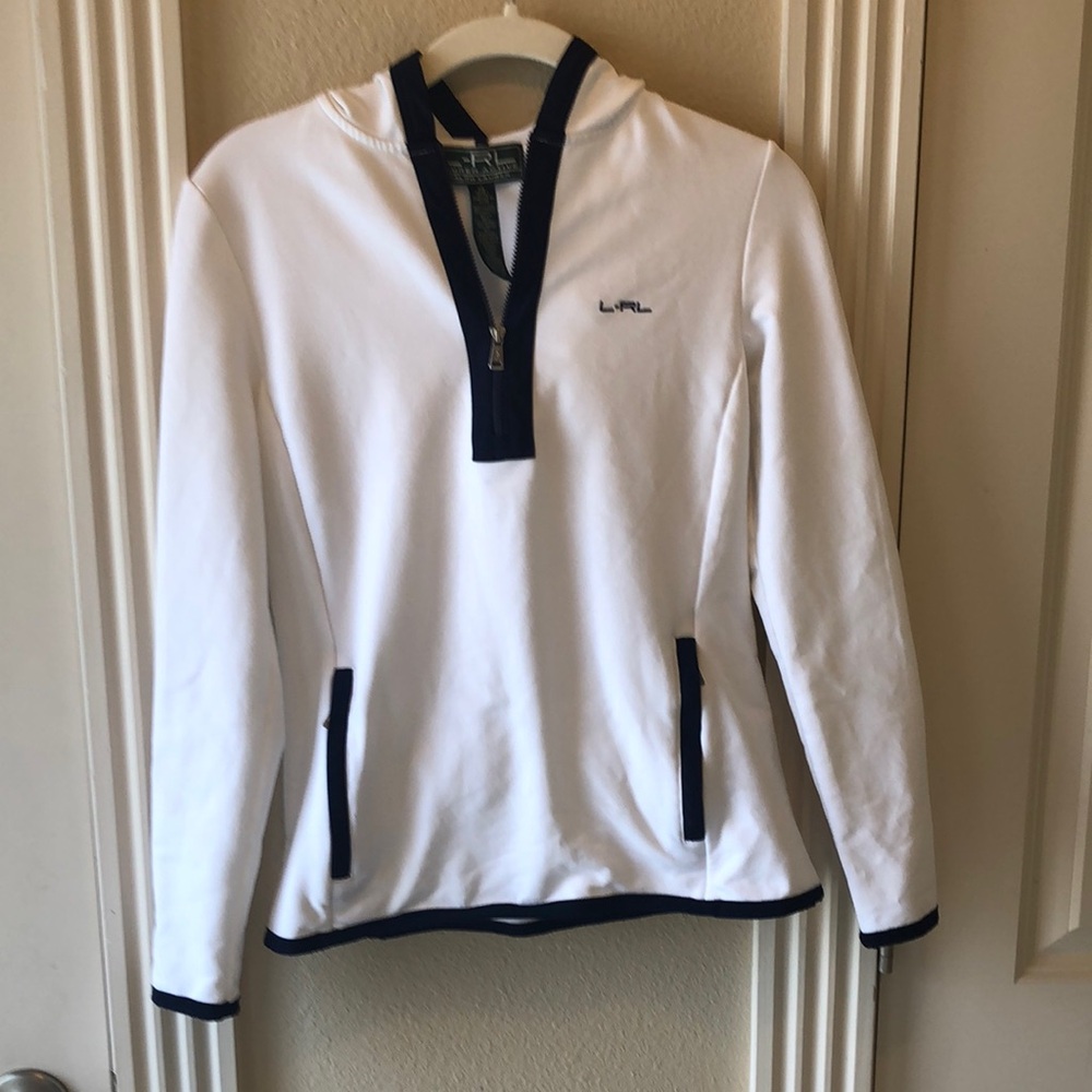 White and Black LRL Pullover